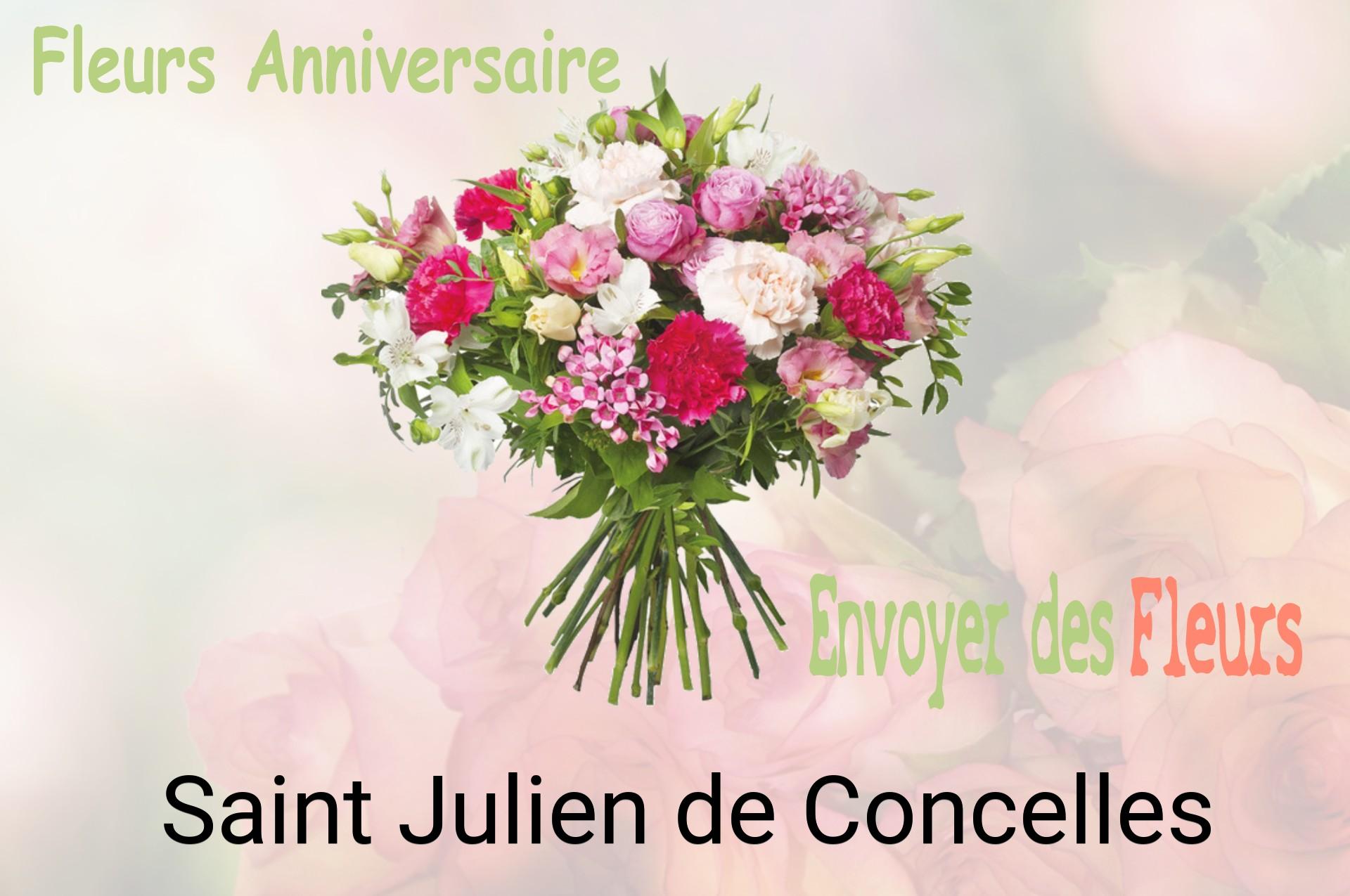 Bouquet de fleurs d’anniversaire livré à Saint-Julien-de-Concelles