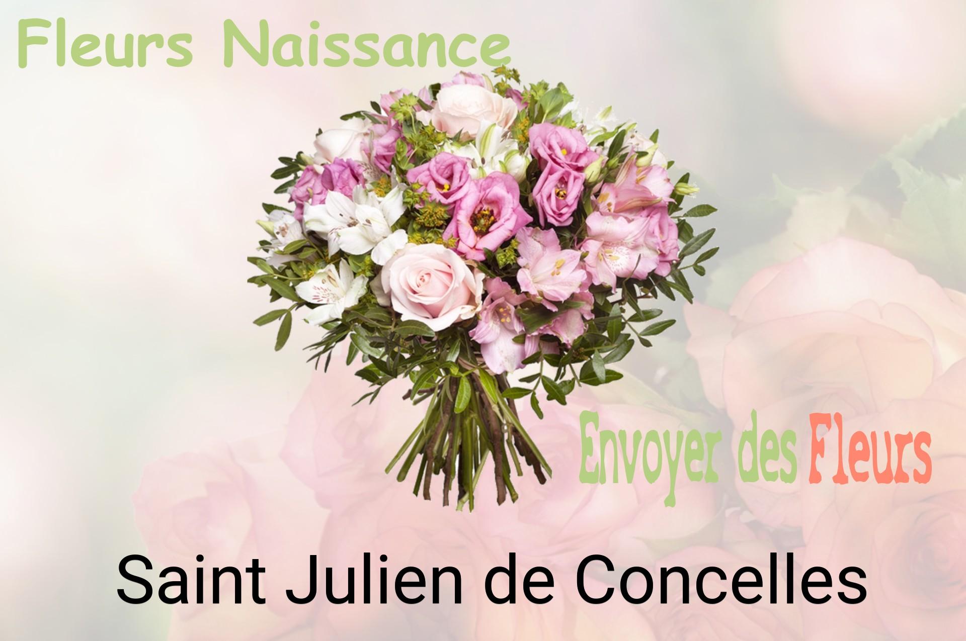 Bouquet de fleurs de naissance livré à Saint-Julien-de-Concelles